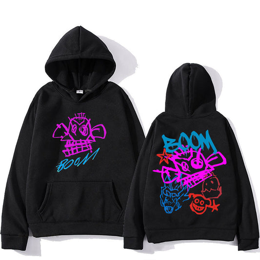 Eveloria Damen Langarm-Hoodie Arcane Jinx Cartoon - Eveloria