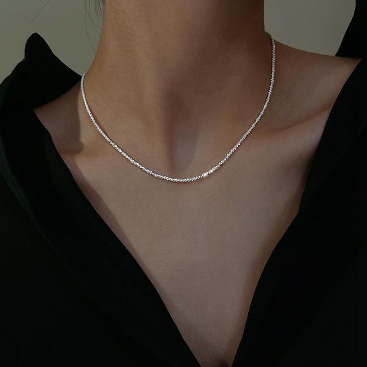 Eveloria Damen Doppelkette Silber