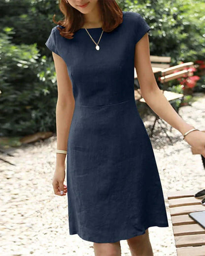 Damen Sommerkleid Zarte Ärmel