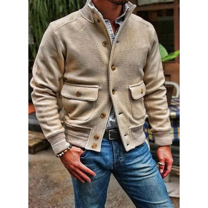 Herren Freizeitjacke Lässig Elegant Zeitlos