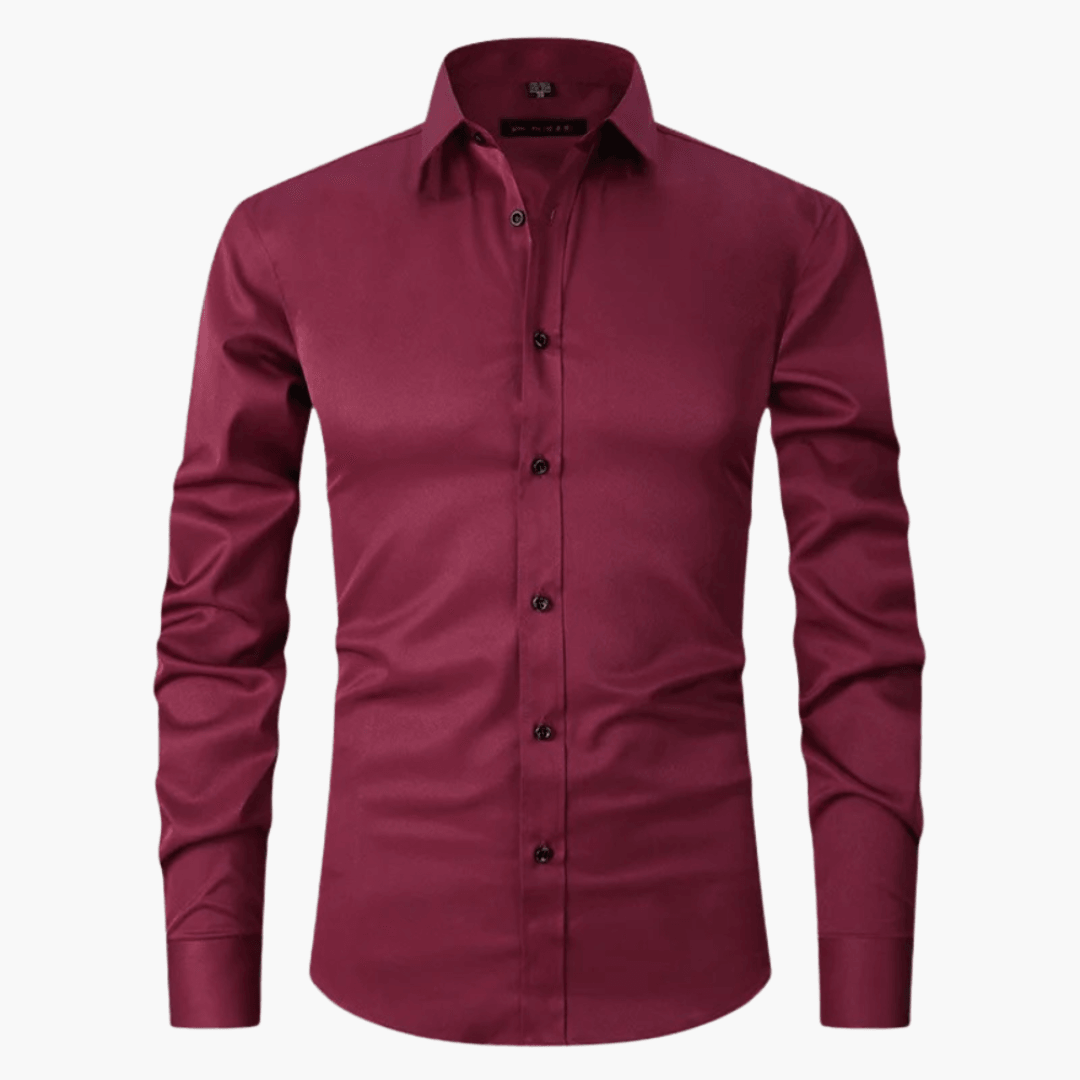Herren Slimfit Langarmhemd - Eveloria