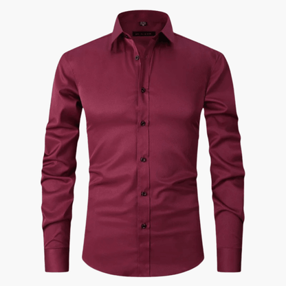 Herren Slimfit Langarmhemd - Eveloria