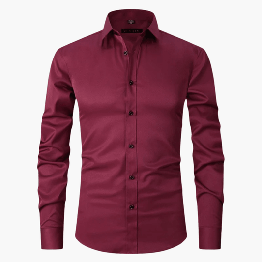 Herren Slimfit Langarmhemd - Eveloria
