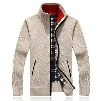Herren Freizeitjacke Fleece-Futter