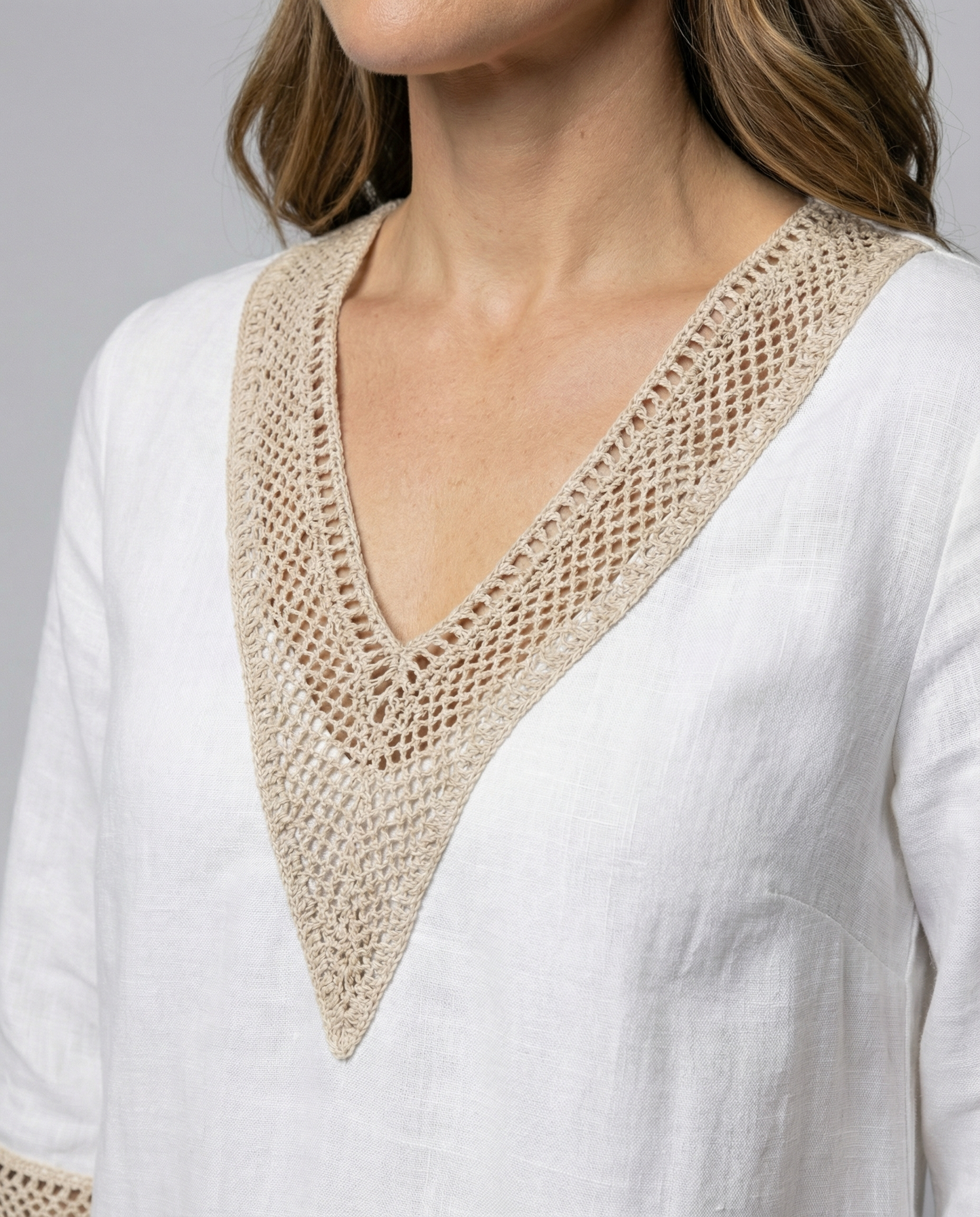 Damen Baumwollkleid Lässig