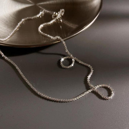 Eveloria Damen Doppelkette Silber