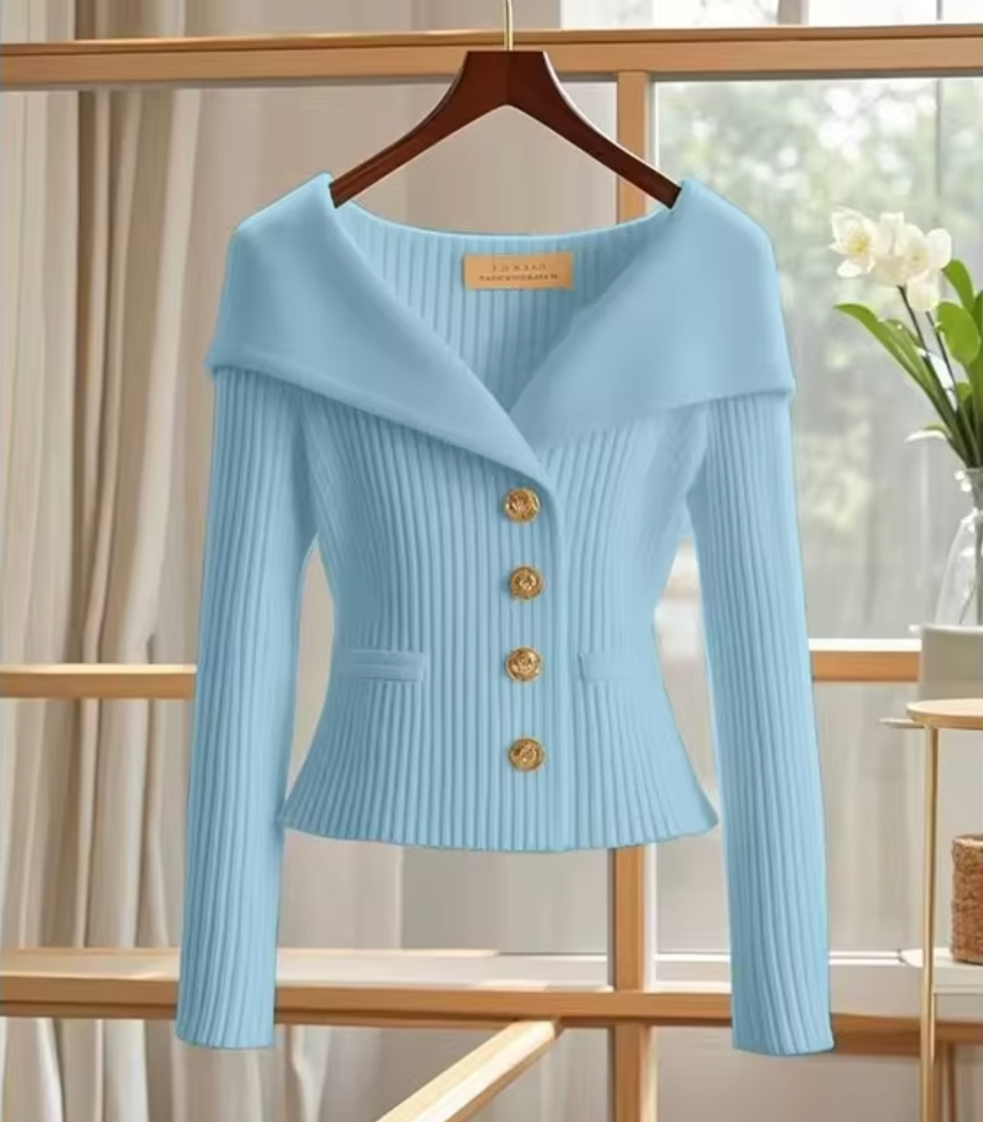 Damen Strickjacke Kurz Cardigan Übergangsjahre - Eveloria