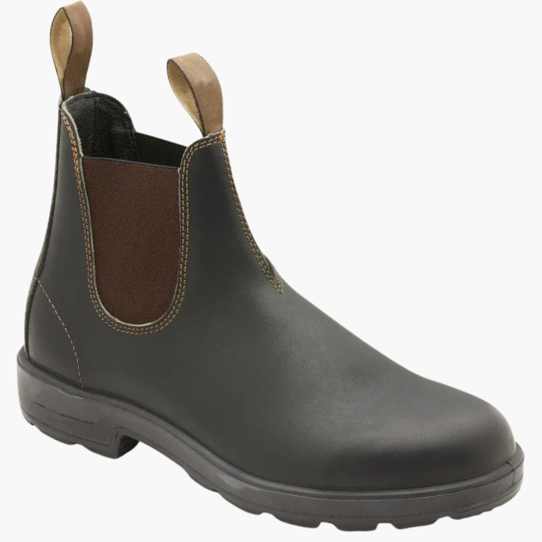 Herren Chelsea Stiefel Elastik Einsätze Bequem Schwarz - Eveloria