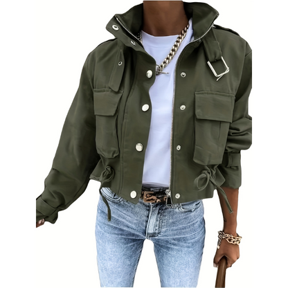 Eveloria Herren Fieldjacke Grün Waterproof