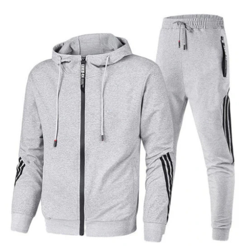 Herren Sportlicher Jogginganzug Zweiteilig