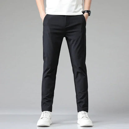 Herren Slim-Fit Hose Schwarz - Norvielle