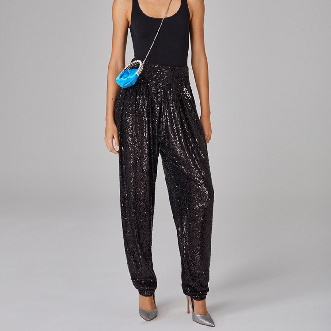 Damen Jogginghose Glitzer - Eveloria