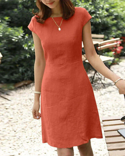 Damen Sommerkleid Zarte Ärmel