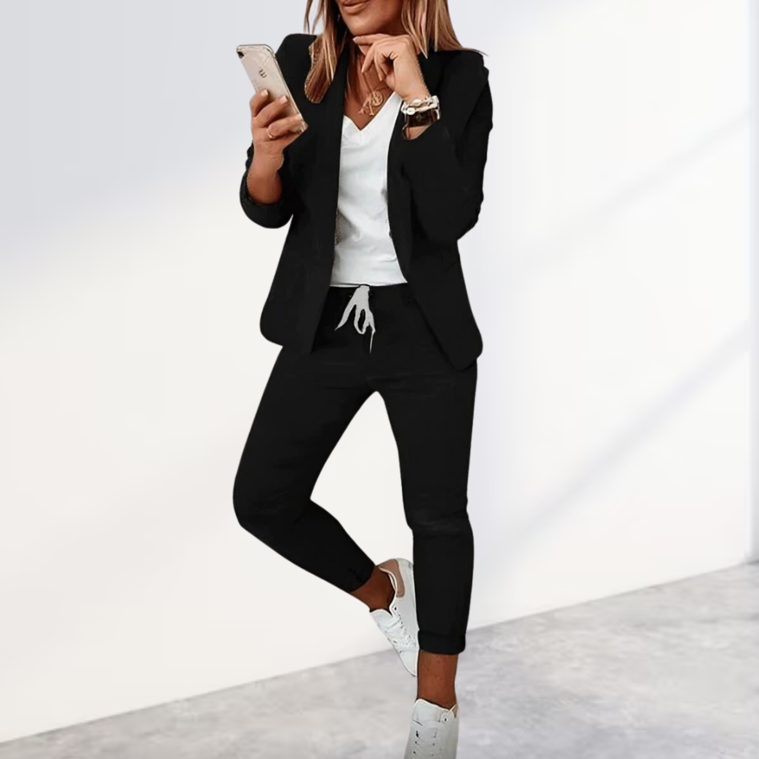 Damen Slim Fit Anzug - Eveloria