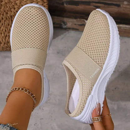 Eveloria Damen Orthopädische Slip On Schuhe Klettverschluss