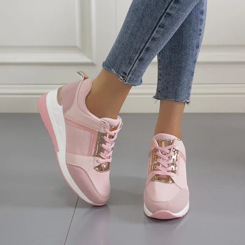 Damen Sneaker Bequem Hoch