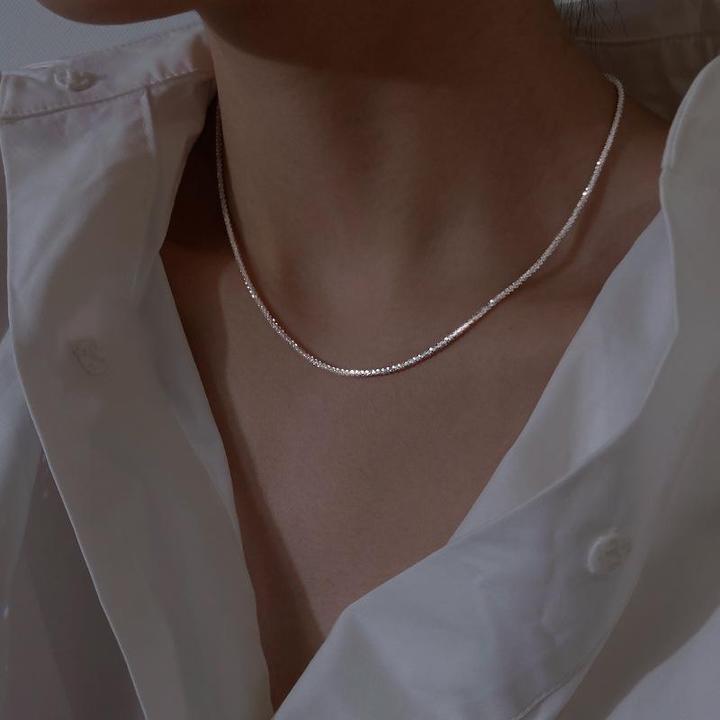 Eveloria Damen Doppelkette Silber