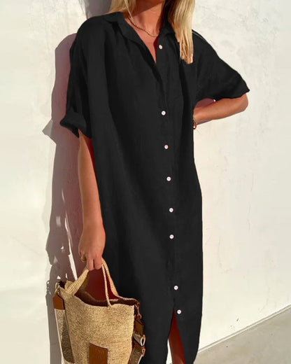 Eveloria Damen Baumwollkleid