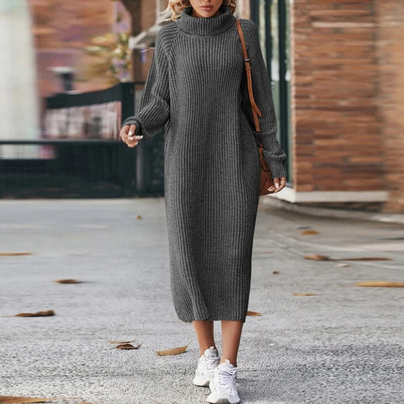 Damen Strickkleid Bequem