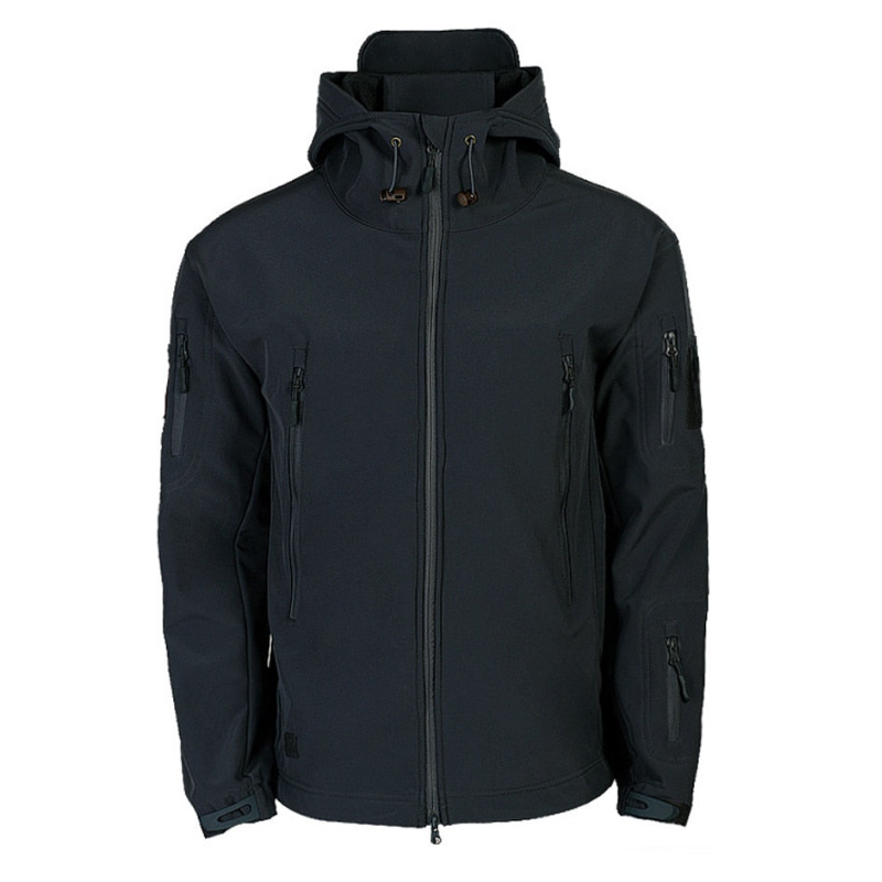 Herren Funktionsjacke Brayden Kapuze Multi-Taschen Wind- und