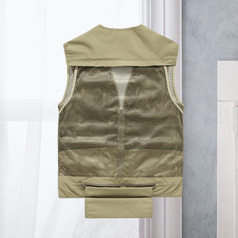 Eveloria Damen Sommerweste Mit Vielen Taschen