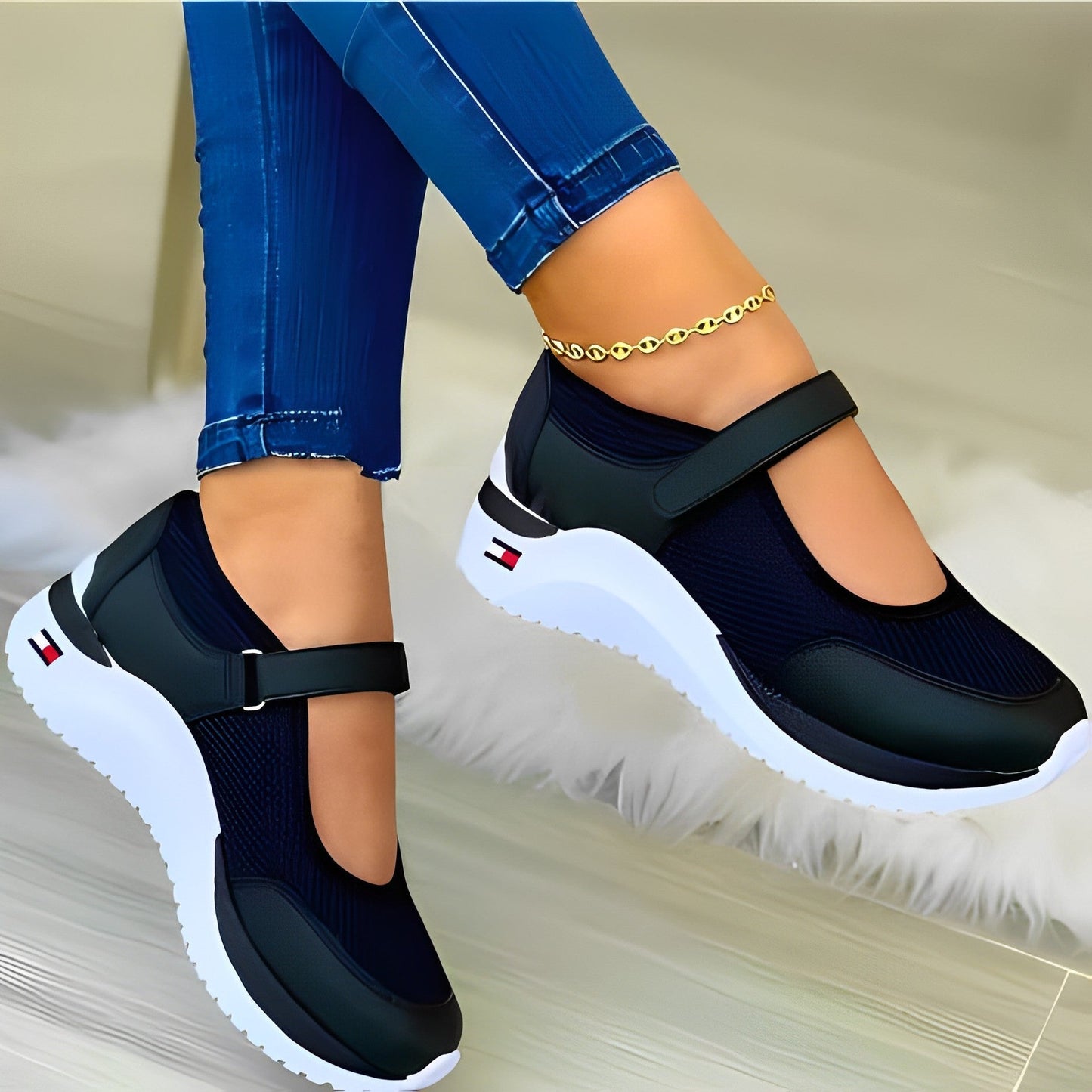 Eveloria Damen Orthopädische Schuhe Leichtes Mesh - Eveloria