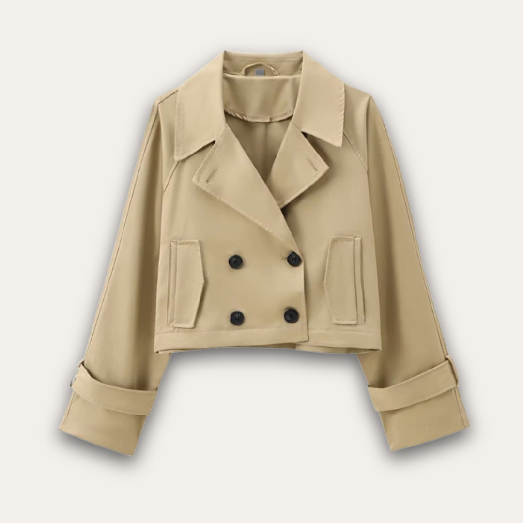 Eveloria Damen Klassischer Trenchcoat