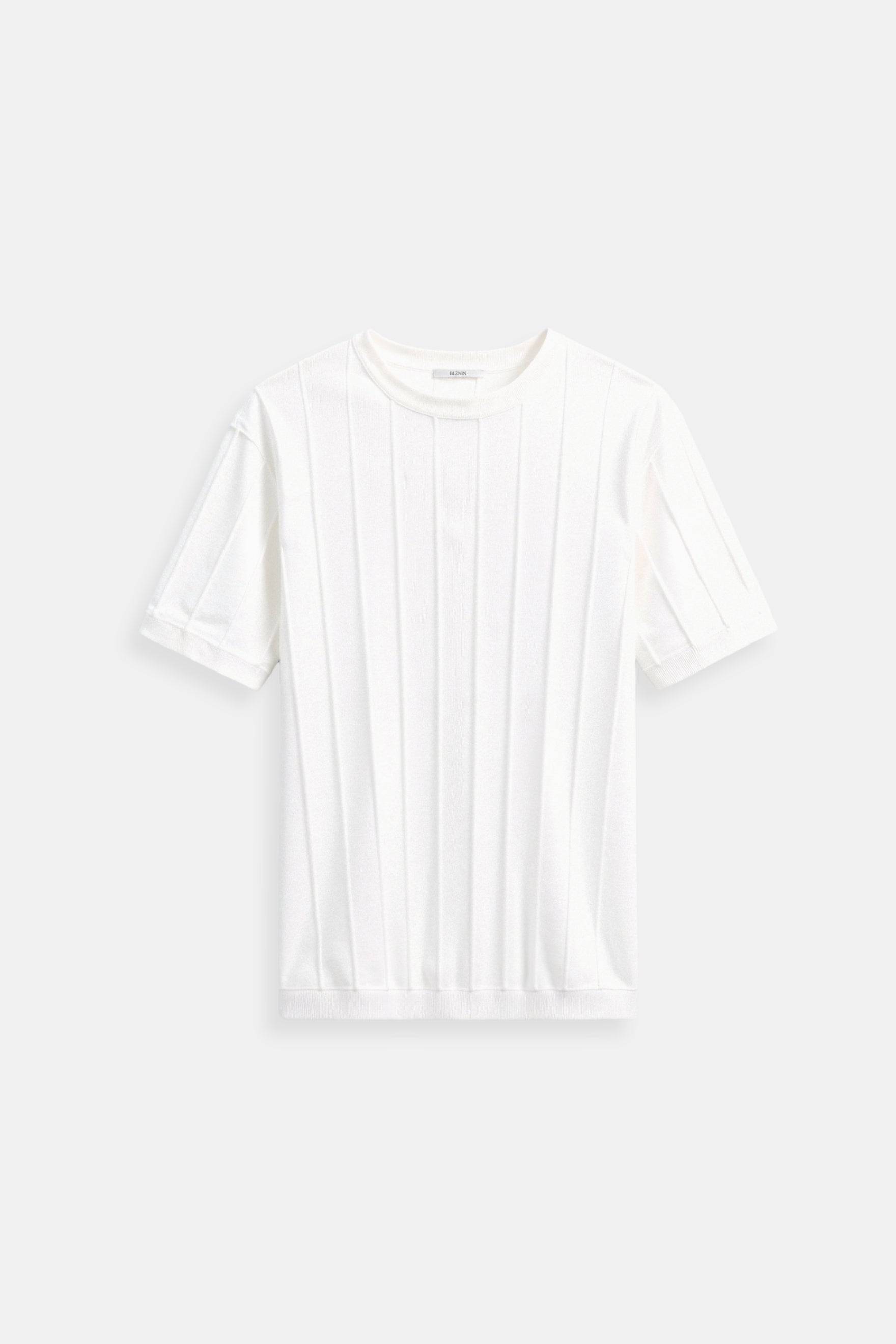Herren Klassisches Heavy O-Hals Streifen T-Shirt - Norvielle