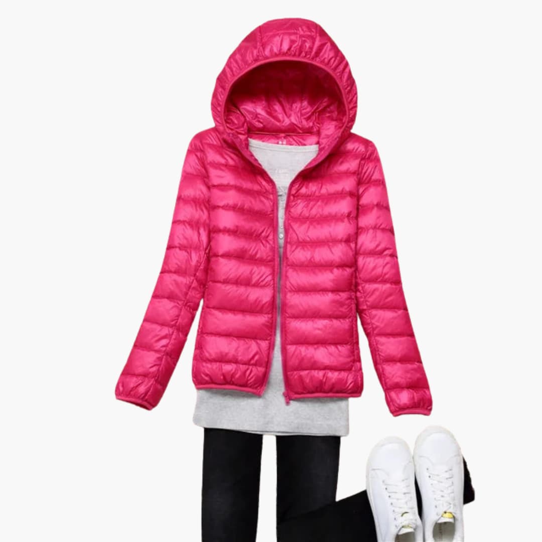 Damen Ultraleichte Daunenjacke Warm