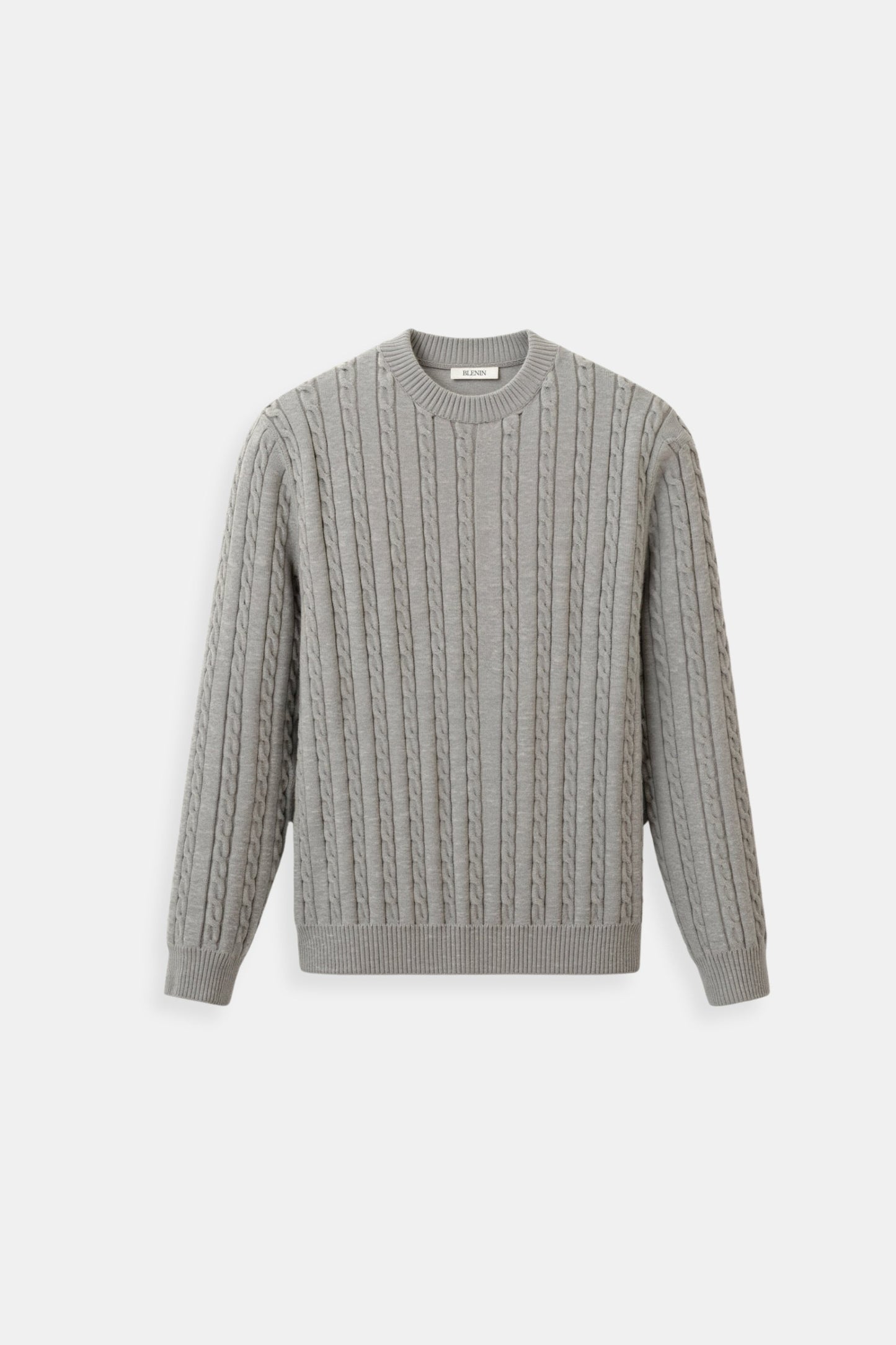 Klassischer Damen Zopfstrick Pullover Eleganz Komfort