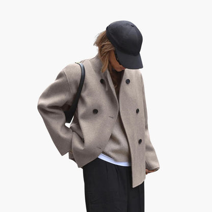Damen Kurzmantel Warm