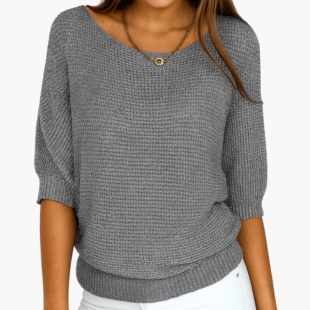 Damen Strickbluse Elegantes Design