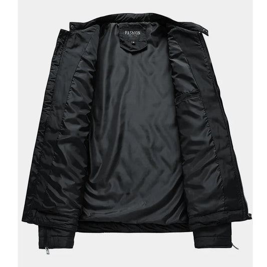 Eveloria Herren Steppjacke Leicht Wattierte Schwarz - Eveloria