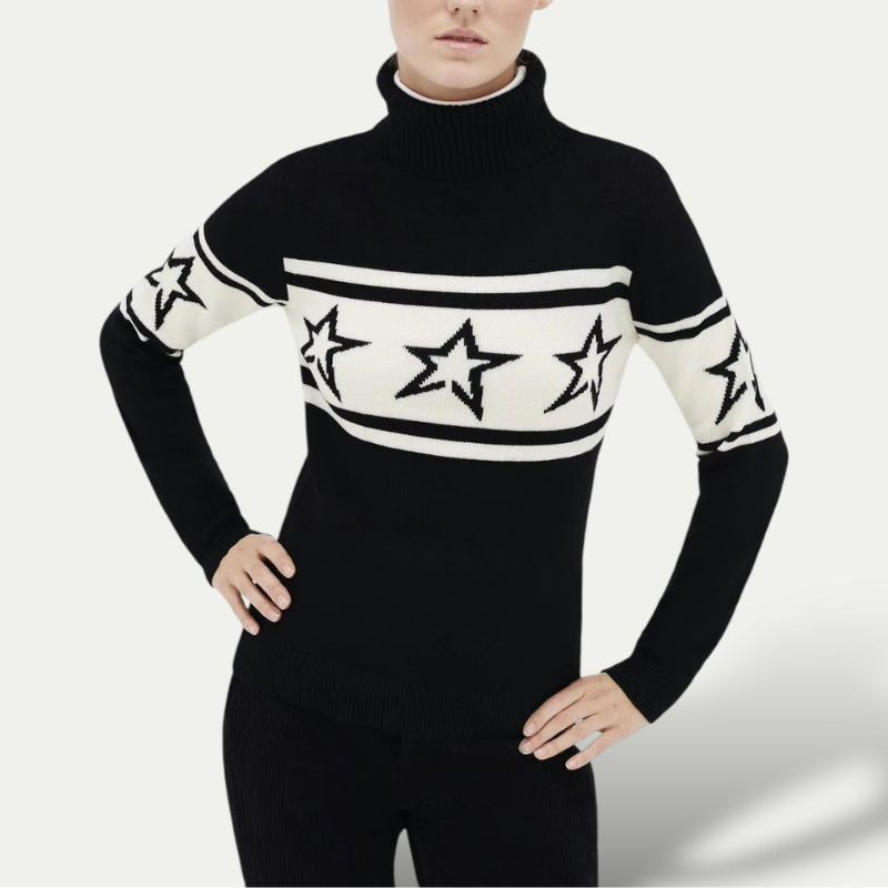 Eveloria Damen Rollkragenpullover Warm Winter