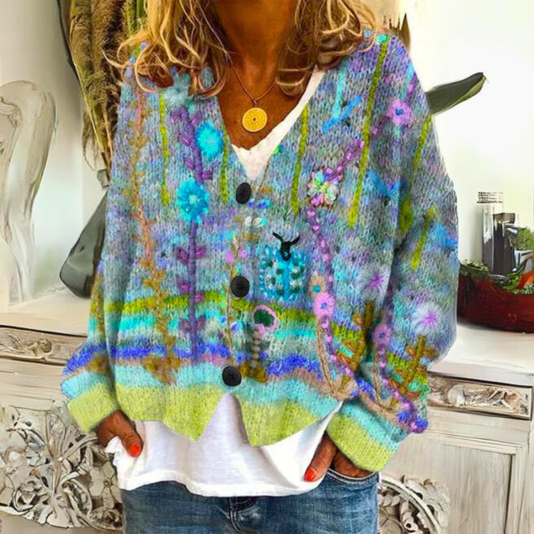 Damen Kuschelpullover Farbenfroh Weich