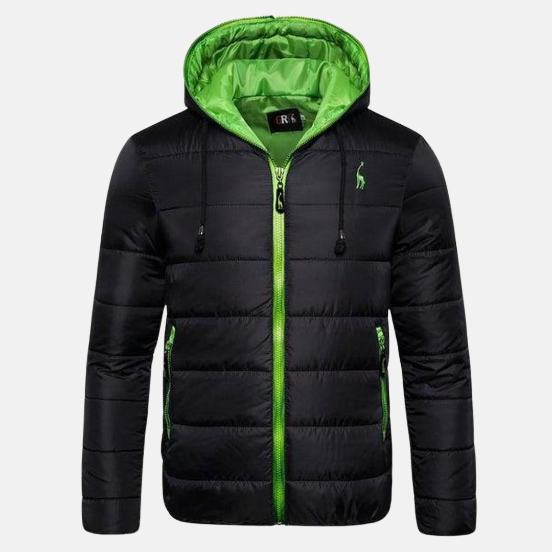 Eveloria Damen Steppdaunenjacke Mit Kapuze Wasserabweisend