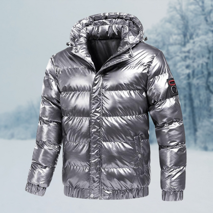 Herren Winterjacke Wasserdicht Gepolstert Steppjacke