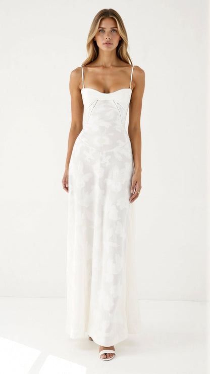Damen Maxi Kleid Hochzeitsgäste Lang - Eveloria