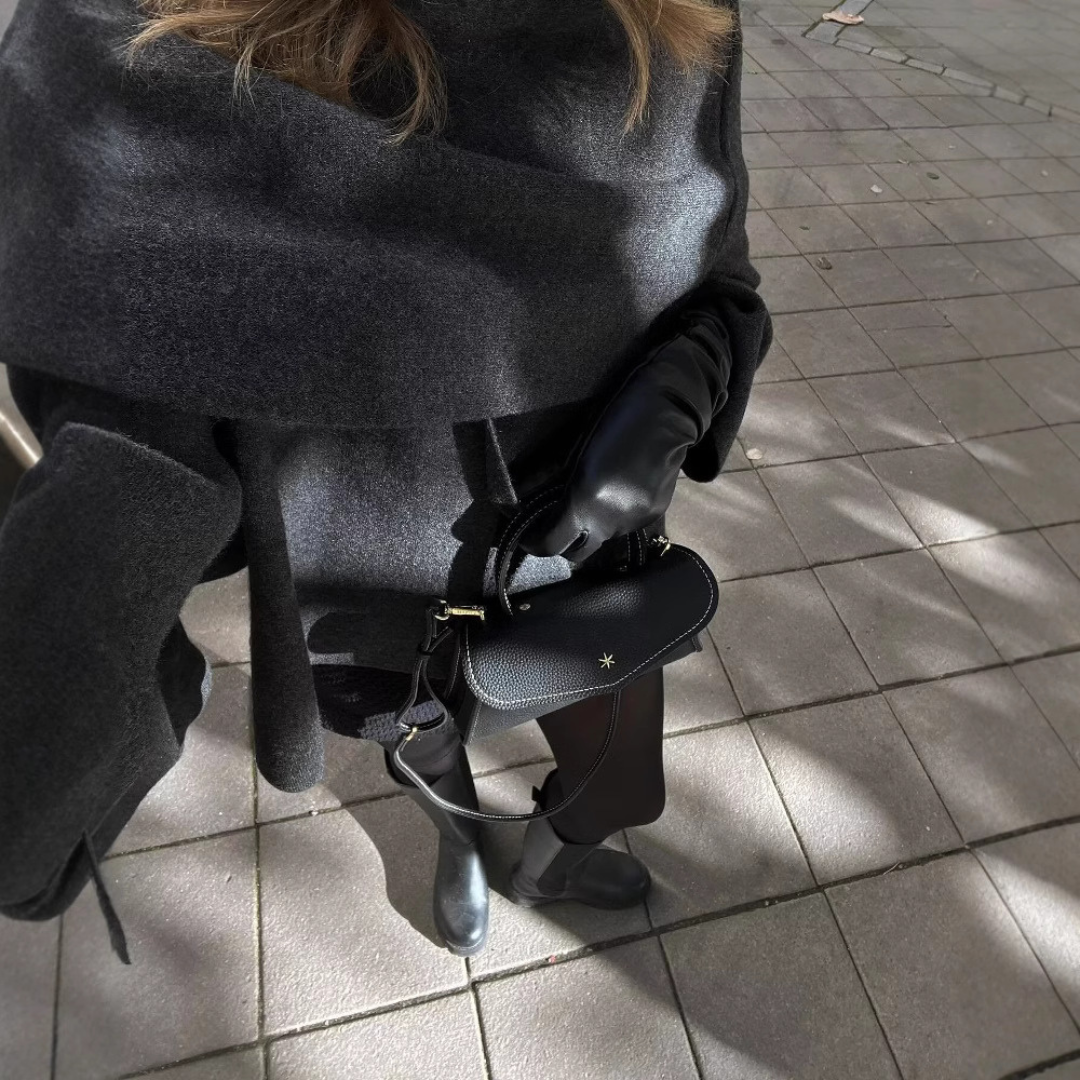 Damen Cape-Mantel Elegantes Drapieren