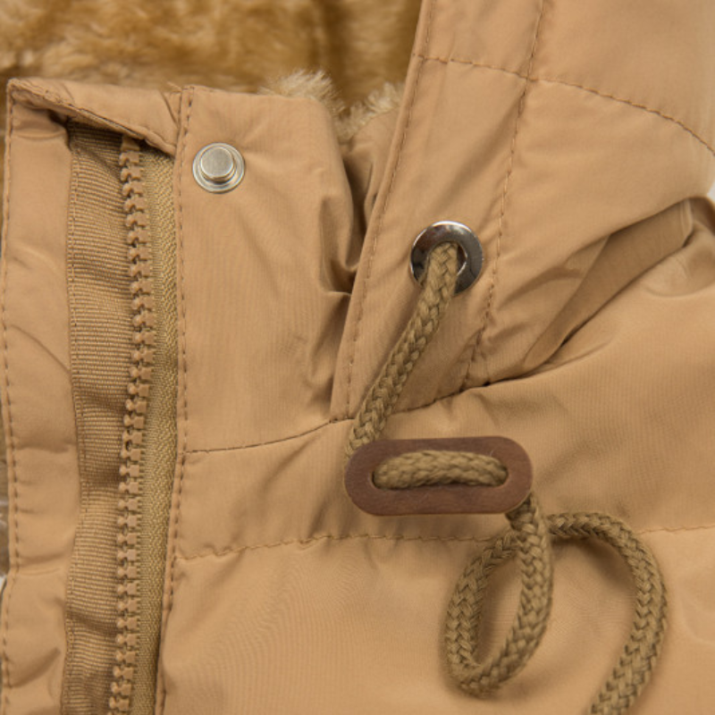 Eveloria Damen Winterjacke Lang Gefüttert Kapuze - Eveloria