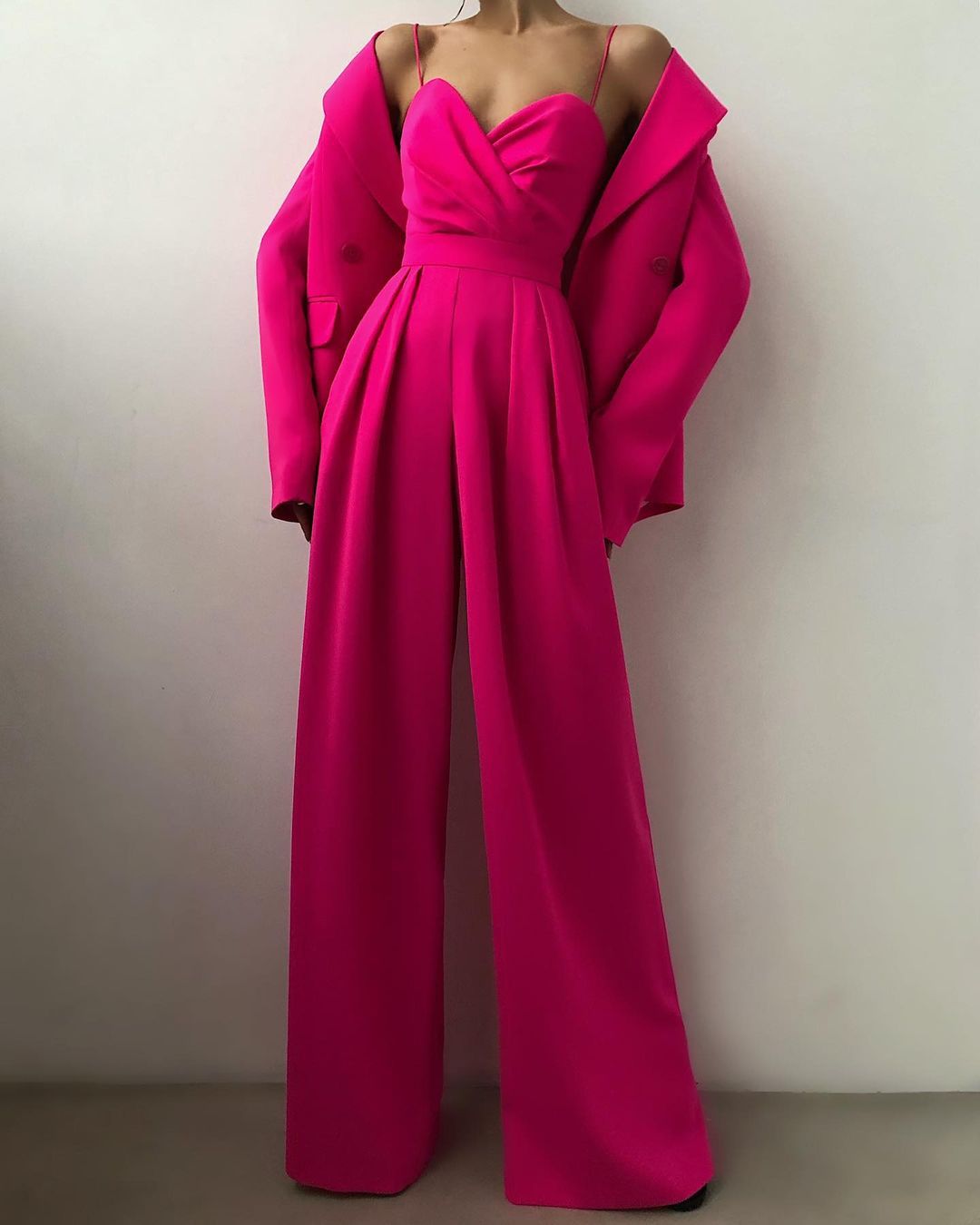 Damen Eleganter Jumpsuit Spaghettibänder
