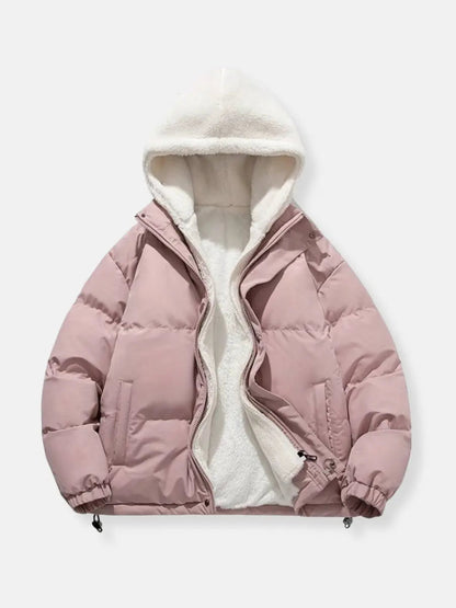 Herren Daunenjacke Reißverschluss Warm