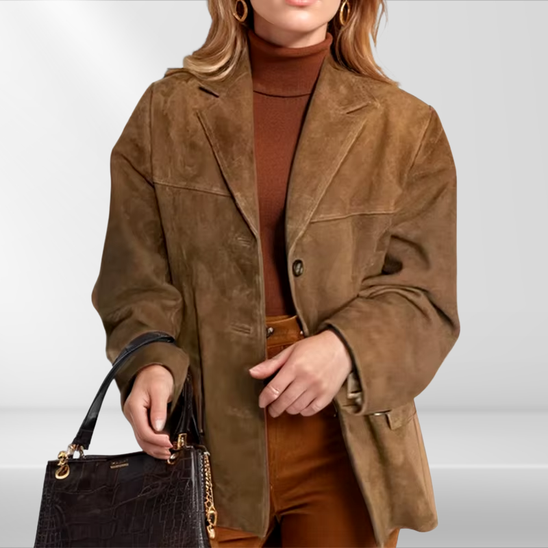 Eveloria Damen Blazer Übergangsjacke