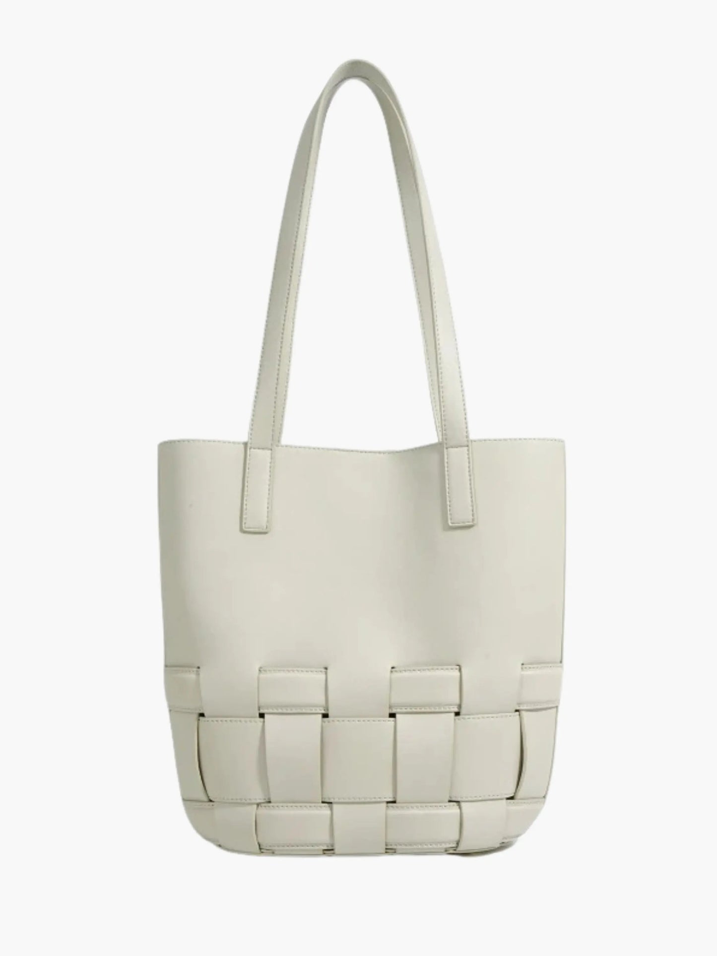 Geflochtene Damen Ledertasche - Norvielle