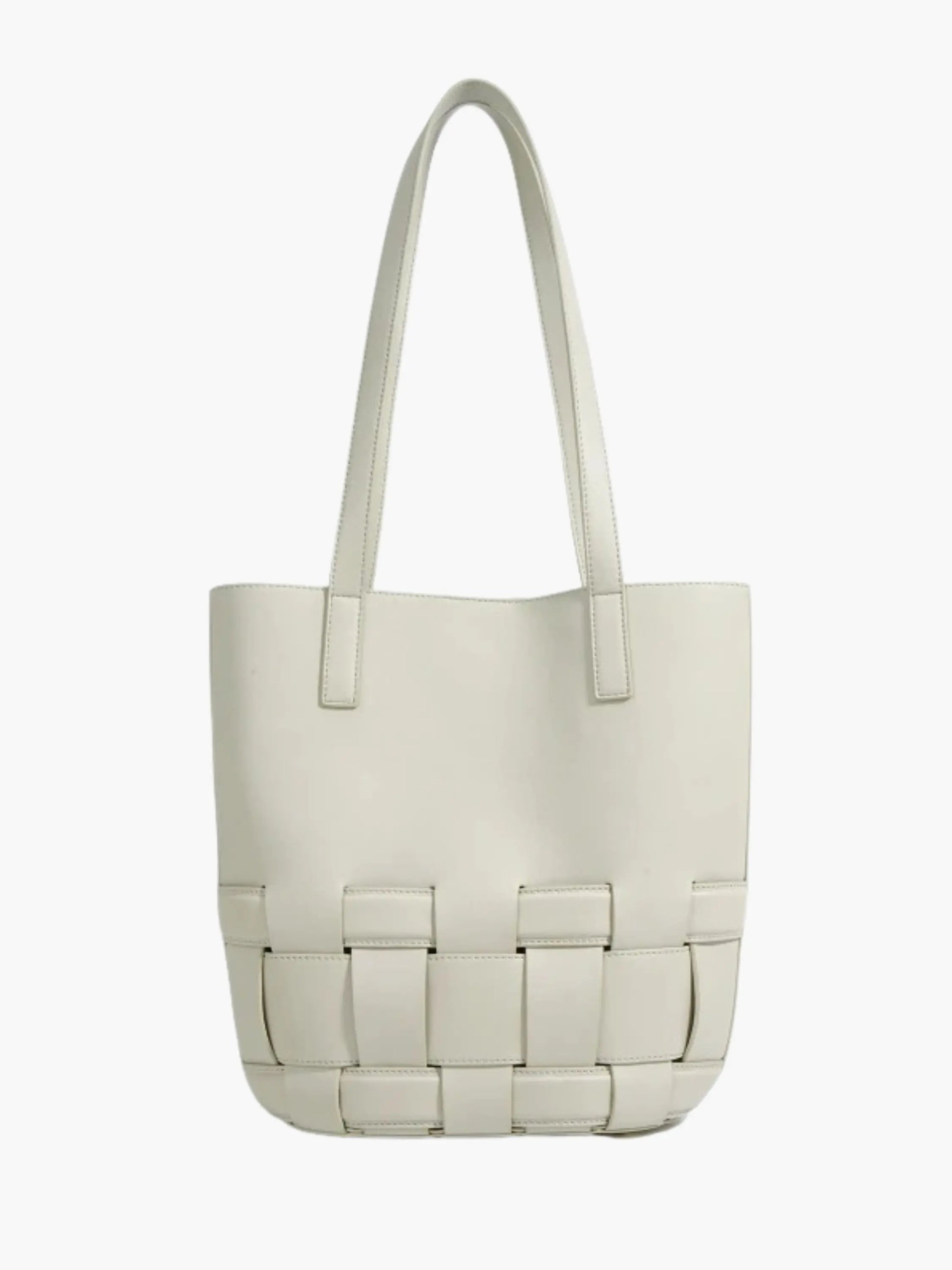 Geflochtene Damen Ledertasche - Norvielle