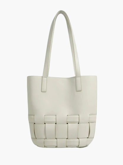 Geflochtene Damen Ledertasche - Norvielle