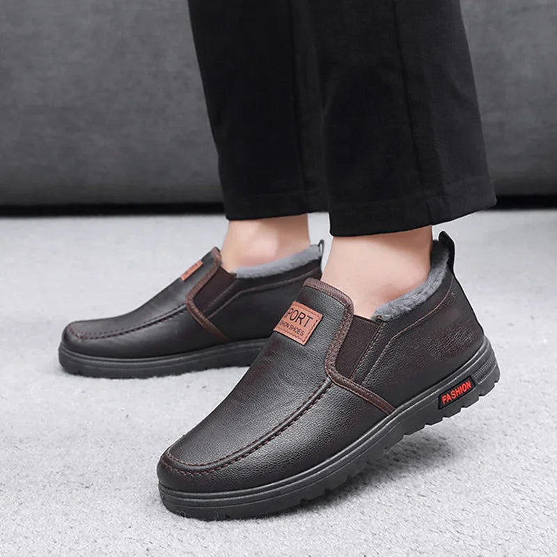 Yarden Herren Winter Slip-On Schuhe Warmfutter Mittlerer Schnitt - Eveloria