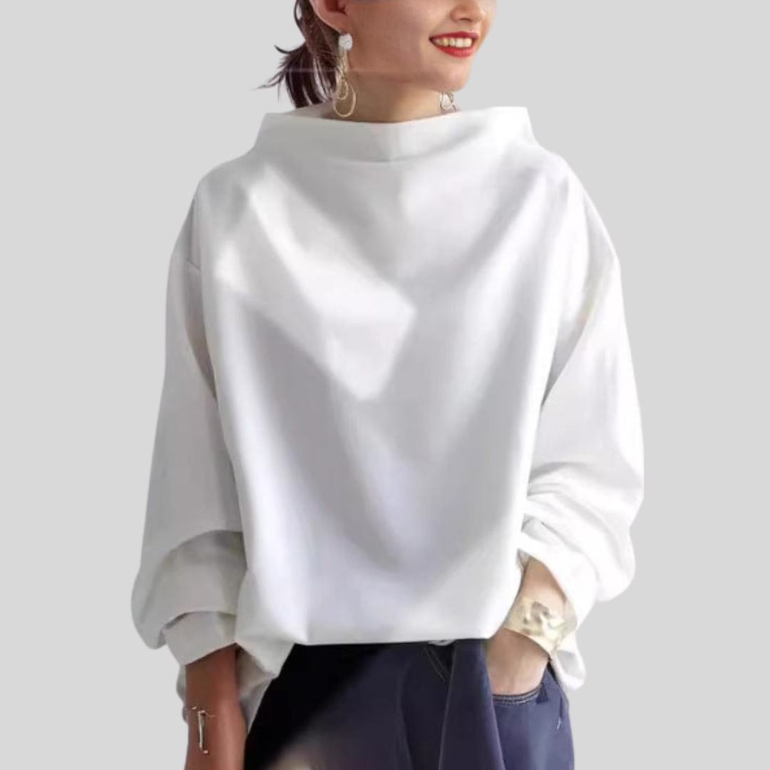 Damen Oversized Rollkragenpullover