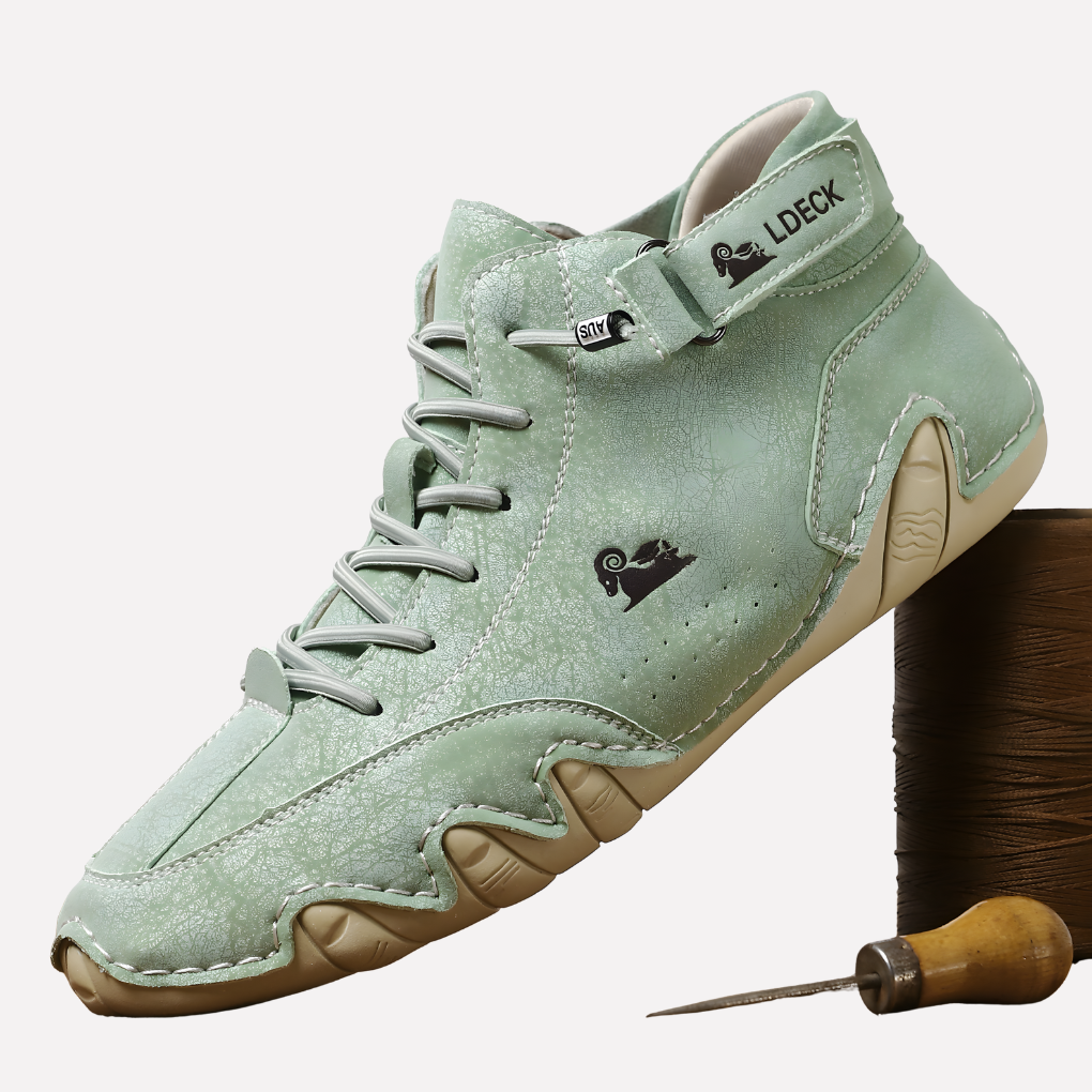 Herren Leichte Leder Barfußschuhe - Eveloria