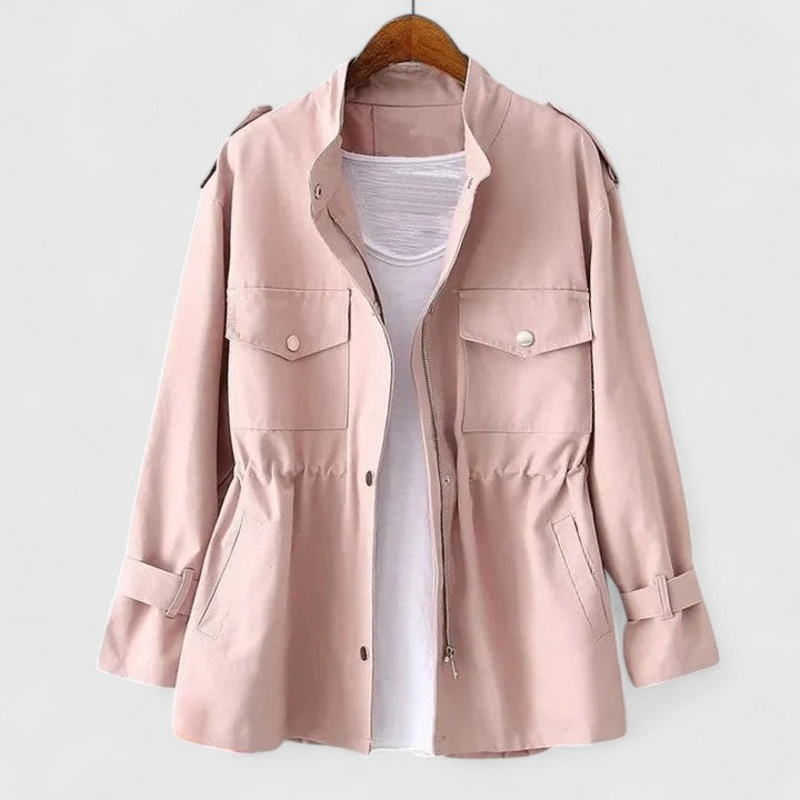 Damen Safari-Mantel Langarm - Eveloria